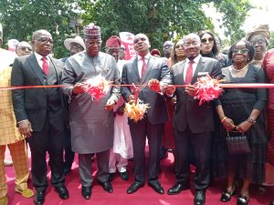 UNILAG alumni with Zenith Bank inaugurate building named after ex-VC